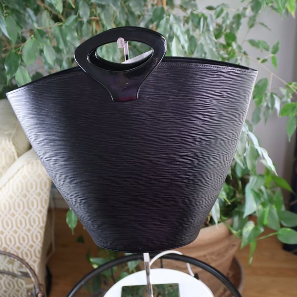 SOLD LOUIS VUITTON VINTAGE BLACK EPI LEATHER NOCTAMBULE TOTE BAG HANDBAG - Picture 3 of 15